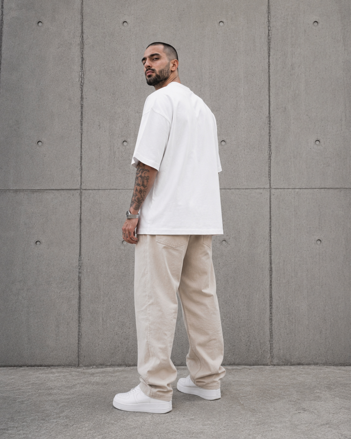 АЗ СЪМ АХИЛ Heavy Oversized Тениска - Image 6
